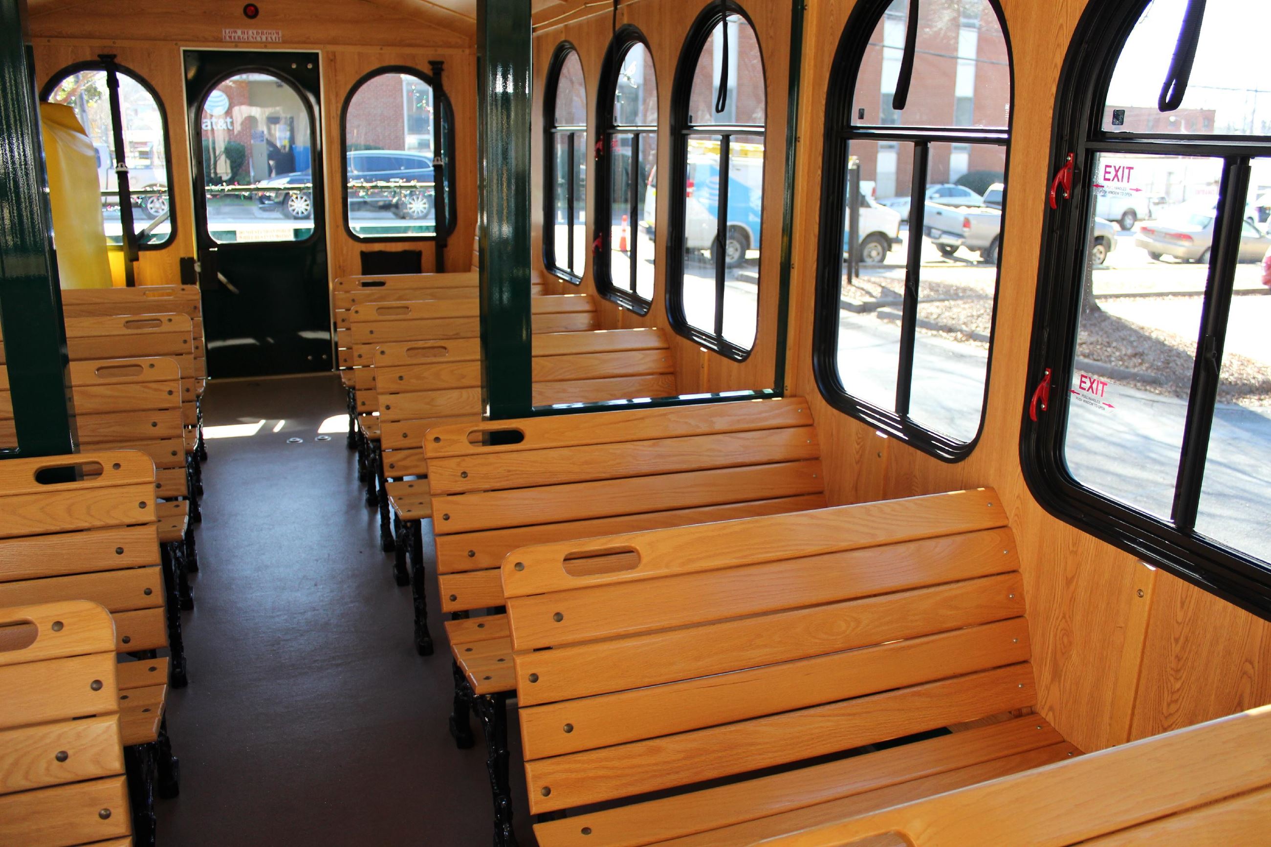 Inside a Trolley