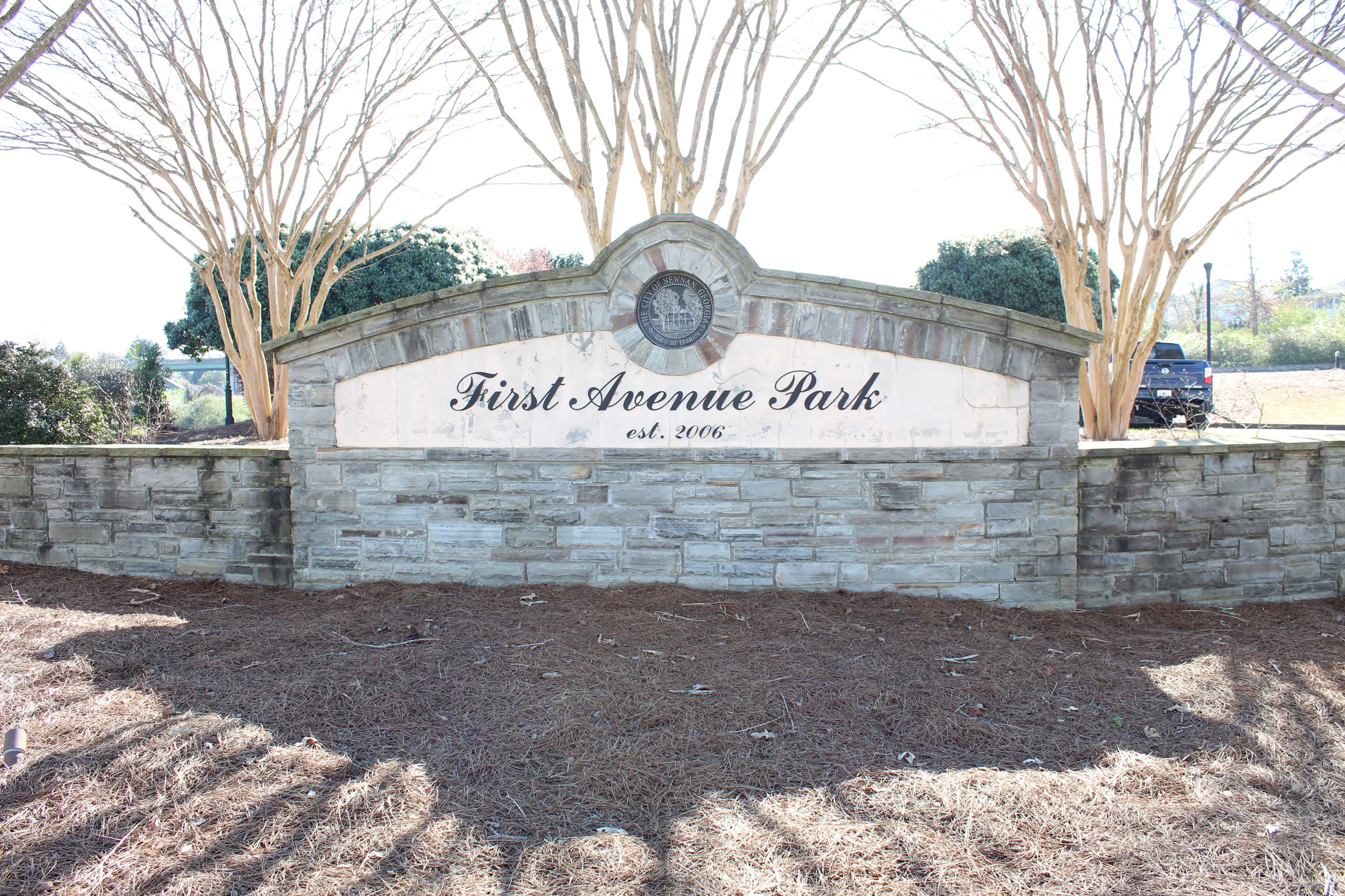 First Avenue Park sign