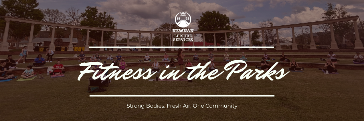 Leisure Services Fitness in the Parks Banner